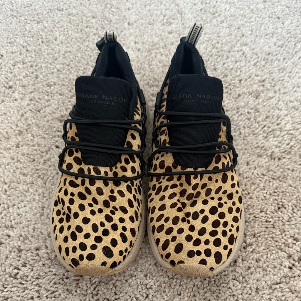 Mark Nason Leopard Print Shoes